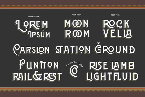 Wincosin Vintage & Package Fonts in Display Fonts - product preview 2