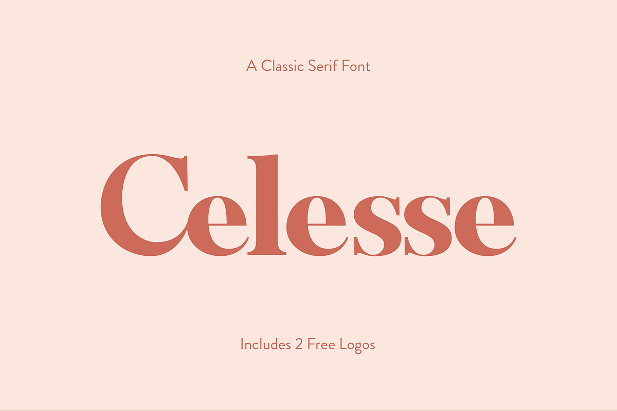 Celesse - Classic Font + Logos in Serif Fonts - product preview 8