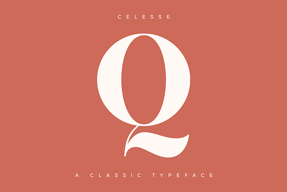 Celesse - Classic Font + Logos in Serif Fonts - product preview 4