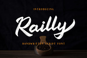 Railly - Handwritten Script Font