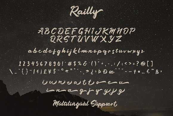 Railly - Handwritten Script Font in Script Fonts - product preview 6