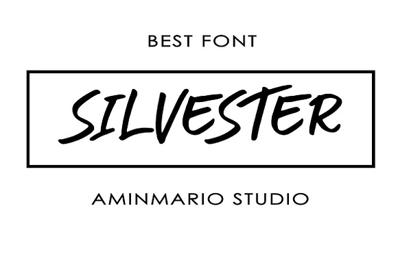 Silvester | 6 Fonts Smooth Urban in Blackletter Fonts - product preview 7