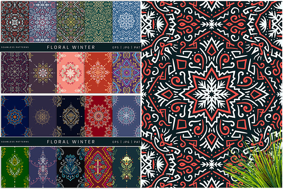 100 Seamless Patterns Vol.4 Xmas in Patterns - product preview 3