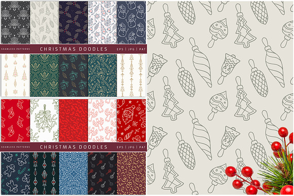 100 Seamless Patterns Vol.4 Xmas in Patterns - product preview 5