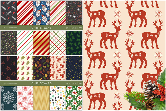 100 Seamless Patterns Vol.4 Xmas in Patterns - product preview 9