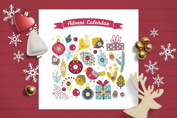 Xmas Forest Kit in Illustrations - product preview 7
