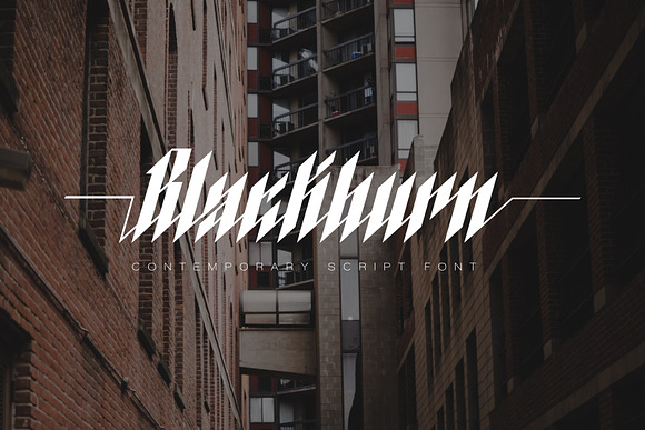 Blackburn Font in Blackletter Fonts - product preview 11