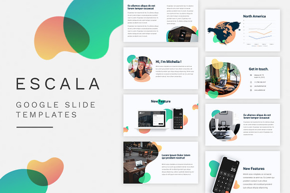 Google Slide - Escala Clear in Google Slides Templates - product preview 6