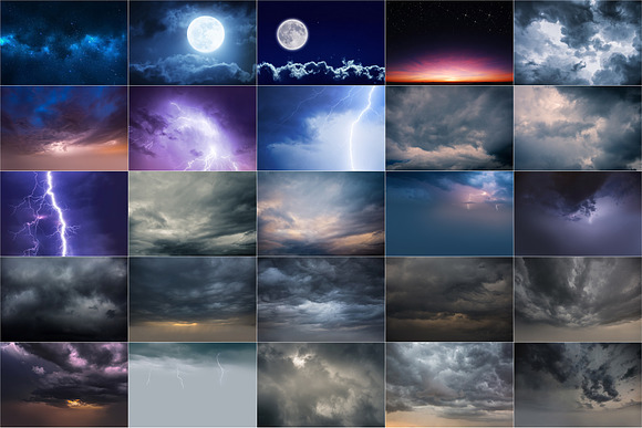 50 Overcast Sky Overlays in Objects - product preview 1