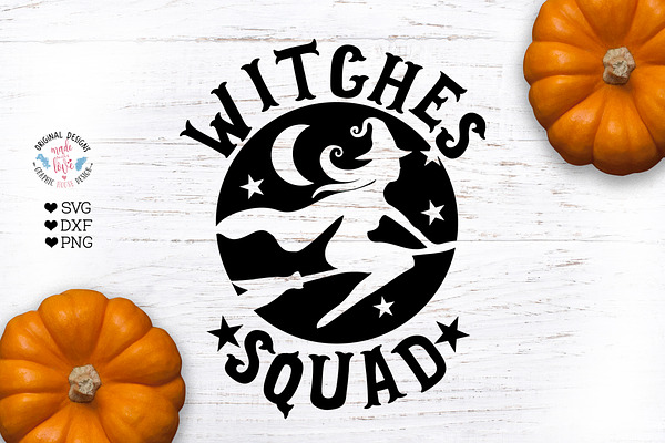 Witches Squad - Halloween Cut File