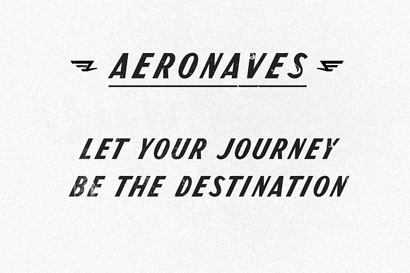 Aeronaves — Traveling Sans Serif in Sans-Serif Fonts - product preview 3