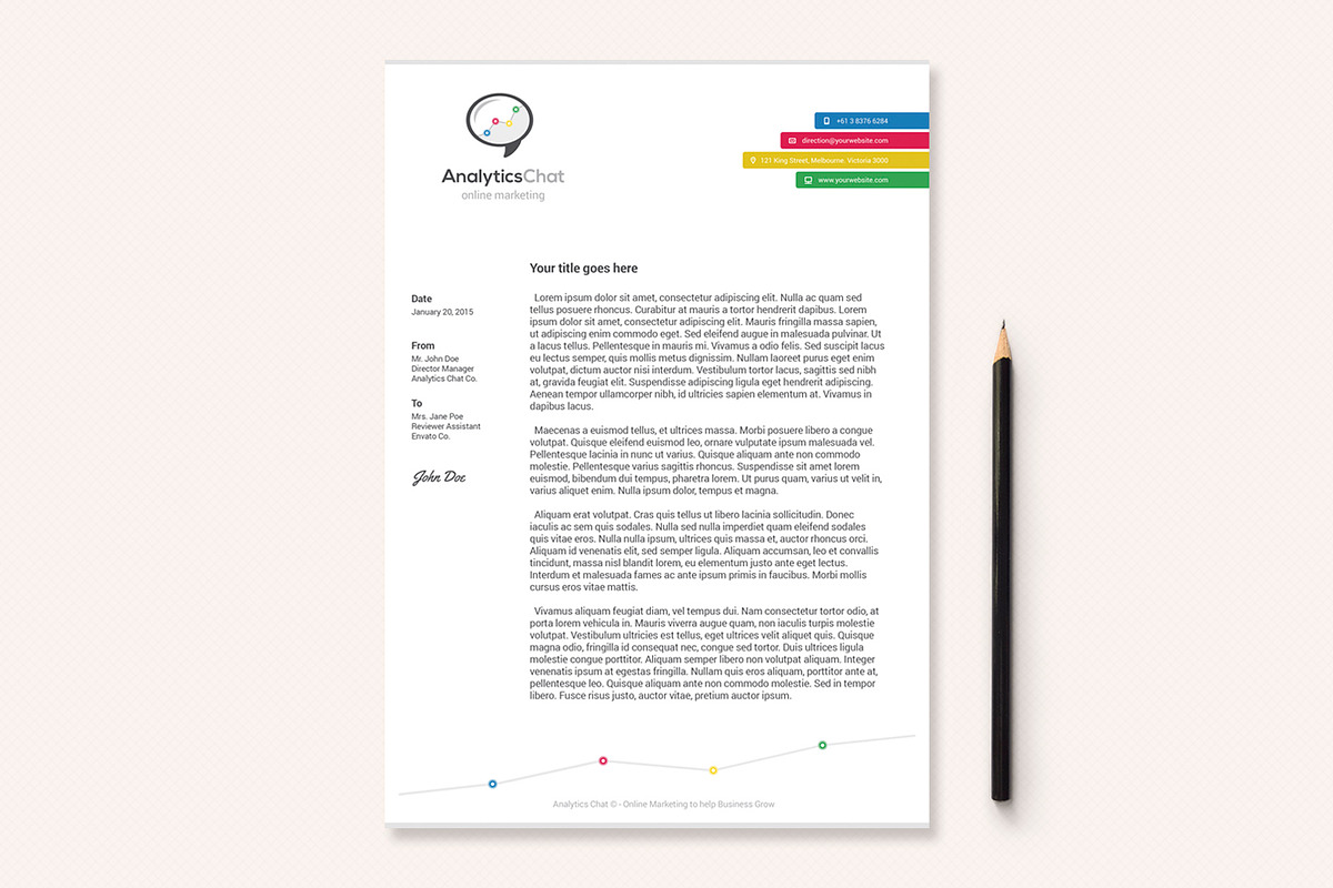 Business Letterhead - Volume 01 in Stationery Templates - product preview 8