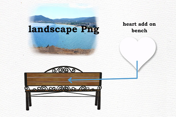 Couple on the bench Custom Couples in Illustrations - product preview 4