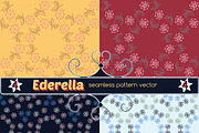 Set of 4 seamless patterns