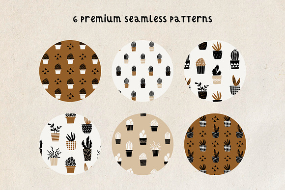 Potted Plants | Patterns & Extras in Illustrations - product preview 1