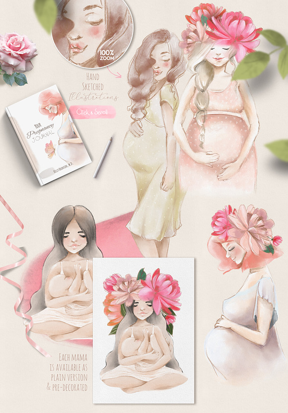 Mommy To Be in Illustrations - product preview 1