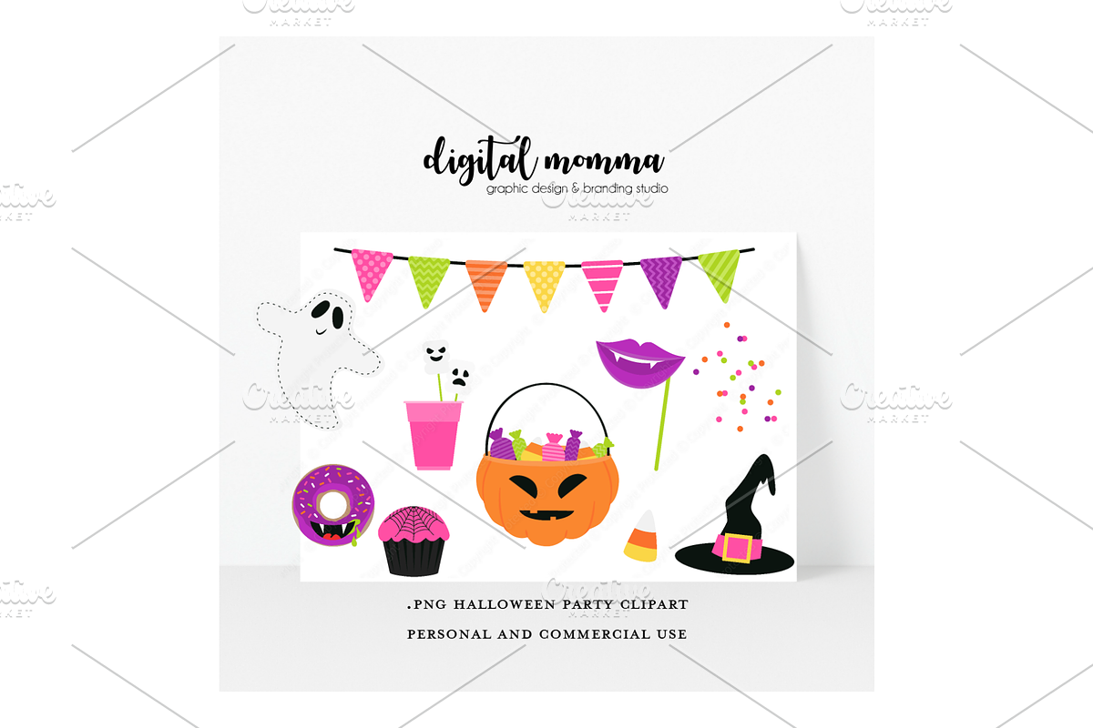 Halloween Party PNG Clipart in Illustrations - product preview 8