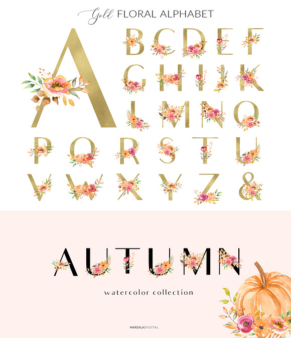 Autumn Watercolor Collection 160+ in Illustrations - product preview 6