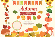 Autumn Clipart Vector Collection