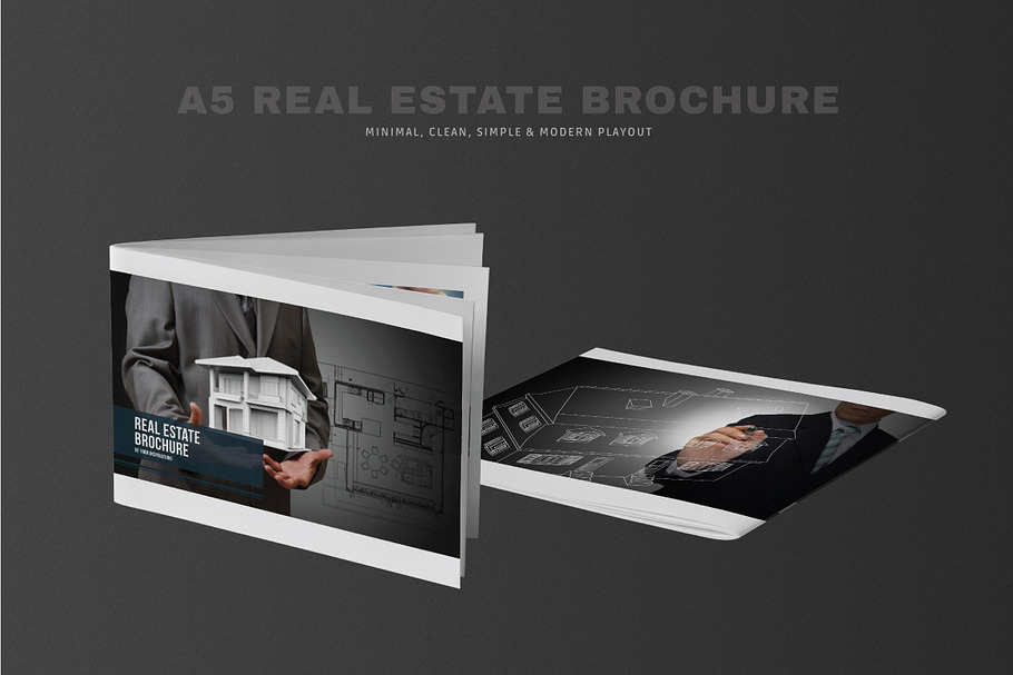 A5 Real Estate Catalogue in Brochure Templates - product preview 8