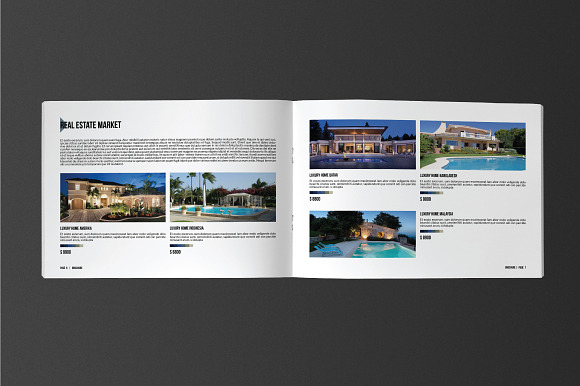 A5 Real Estate Catalogue in Brochure Templates - product preview 3