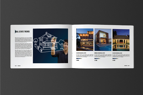 A5 Real Estate Catalogue in Brochure Templates - product preview 4