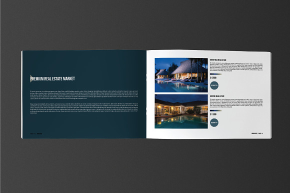 A5 Real Estate Catalogue in Brochure Templates - product preview 6