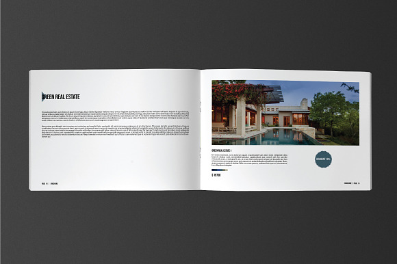 A5 Real Estate Catalogue in Brochure Templates - product preview 7