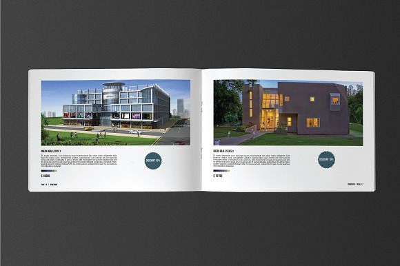 A5 Real Estate Catalogue in Brochure Templates - product preview 8