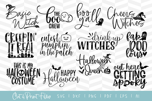 Spooktacular Halloween SVG Bundle in Illustrations - product preview 1