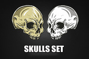 Skulls Vector Set
