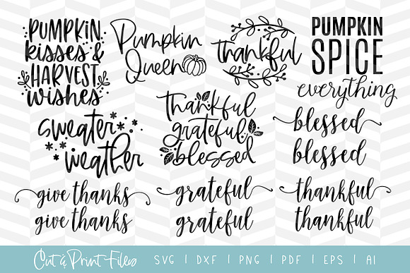 Amazingly Autumn SVG Bundle in Illustrations - product preview 3
