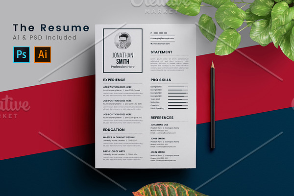 Minimal CV/Resume Template