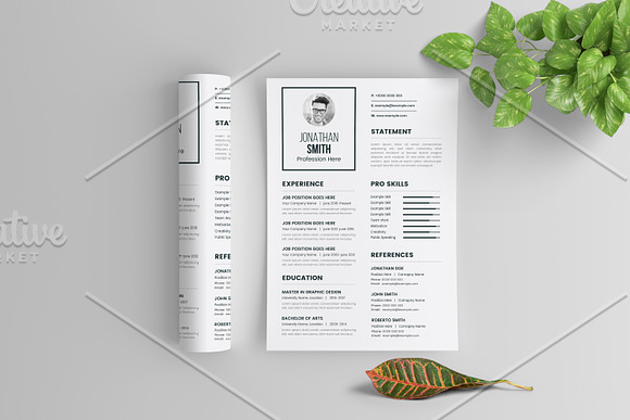 Minimal CV/Resume Template in Resume Templates - product preview 1