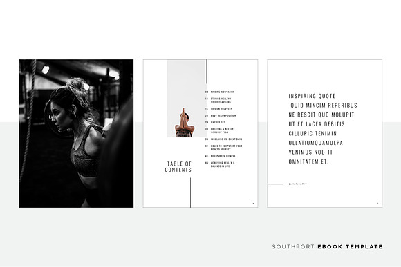 Southport Ebook Template in Magazine Templates - product preview 3