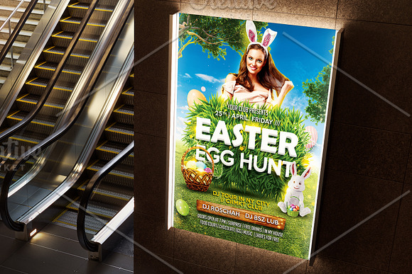 Easter Flyer Template in Flyer Templates - product preview 1