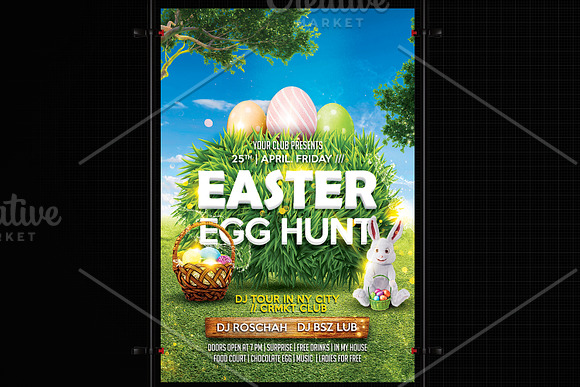 Easter Flyer Template in Flyer Templates - product preview 2