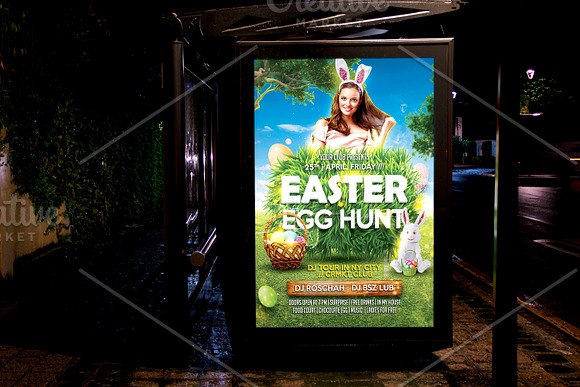 Easter Flyer Template in Flyer Templates - product preview 3
