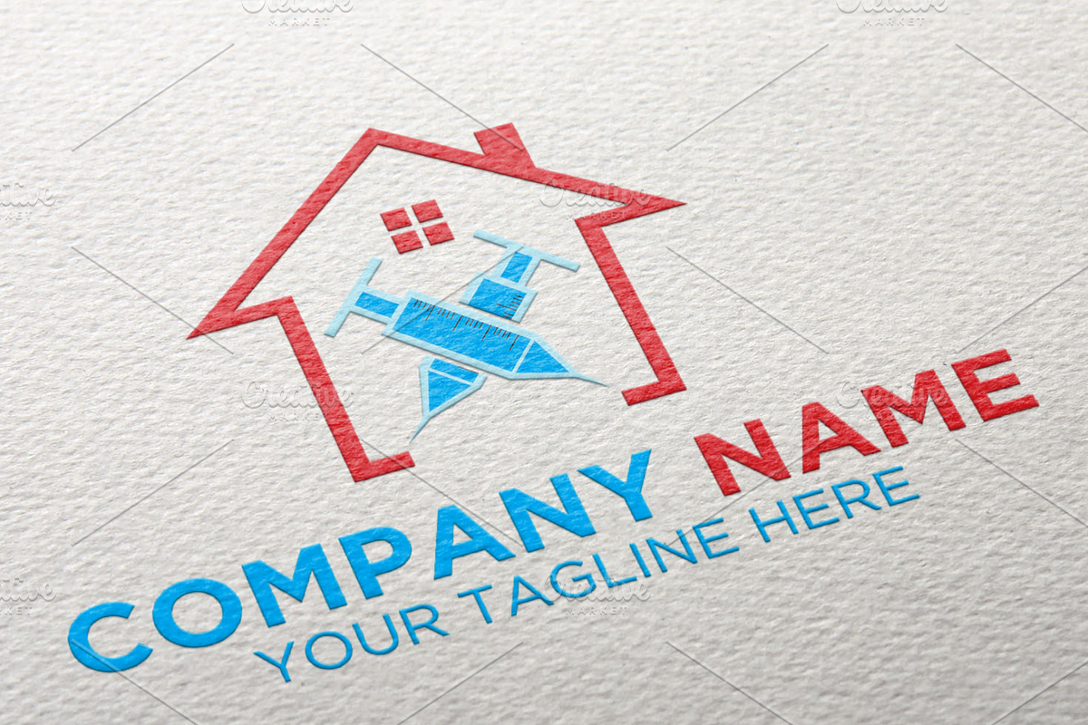 Home Injection Logo in Logo Templates - product preview 8
