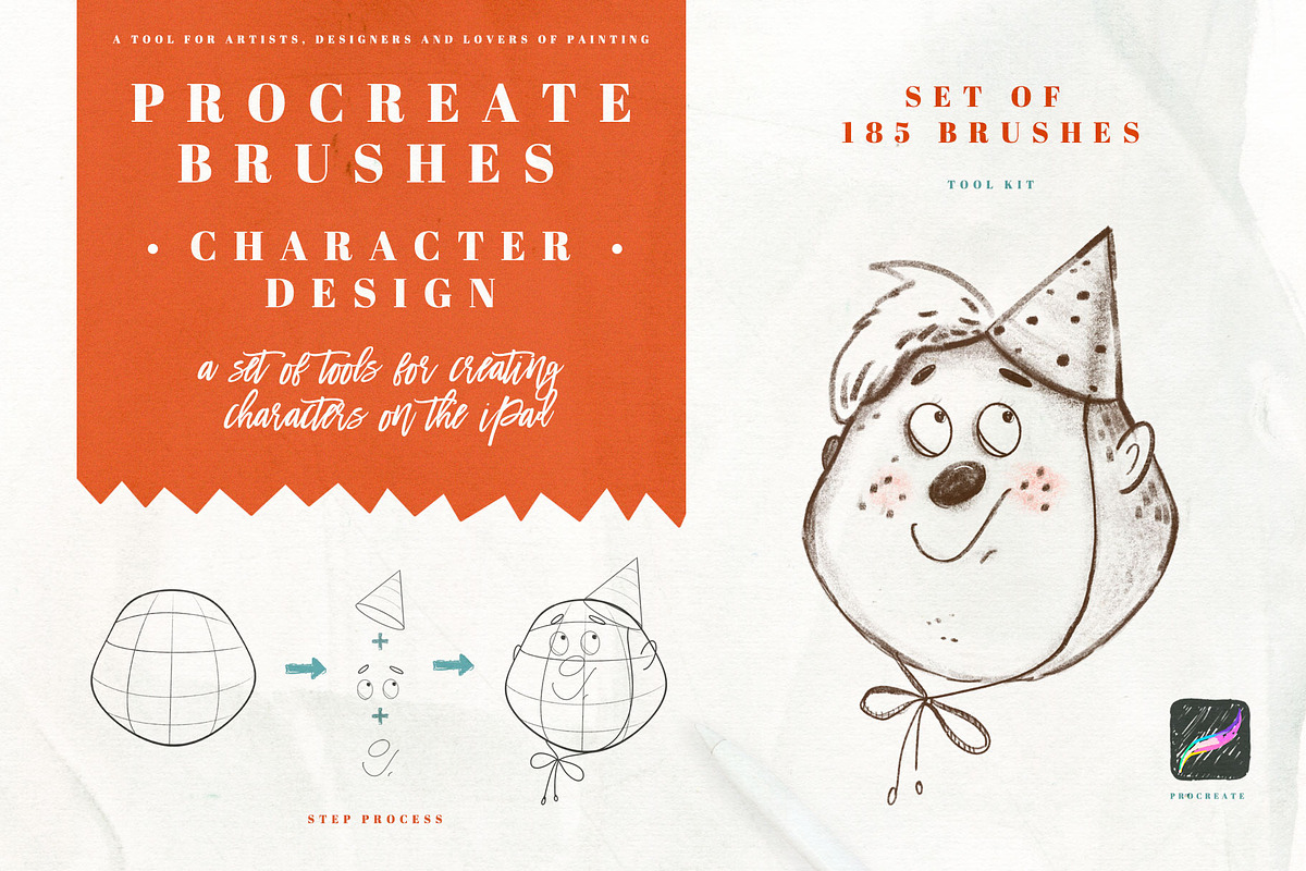 Character Design Brush for Procreate in Add-Ons - product preview 8