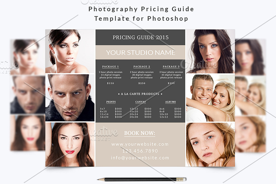 Photography Pricing Guide Template in Templates - product preview 8