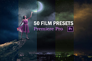 50 Film Presets, Premiere Pro