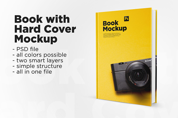 Book Mockup in Stationery Templates - product preview 4