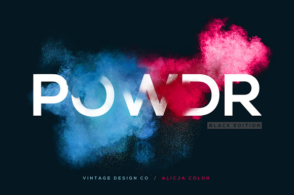 POWDR - Black Edition in Photoshop Layer Styles - product preview 5