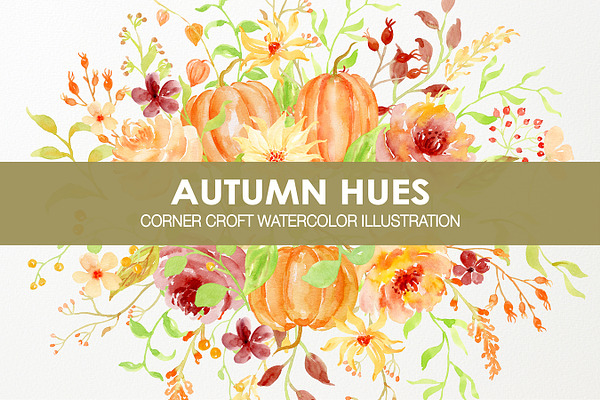 Autumn Hues Pumpkin Clipart