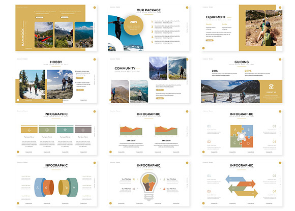 Hiking - Powerpoint Template in PowerPoint Templates - product preview 2