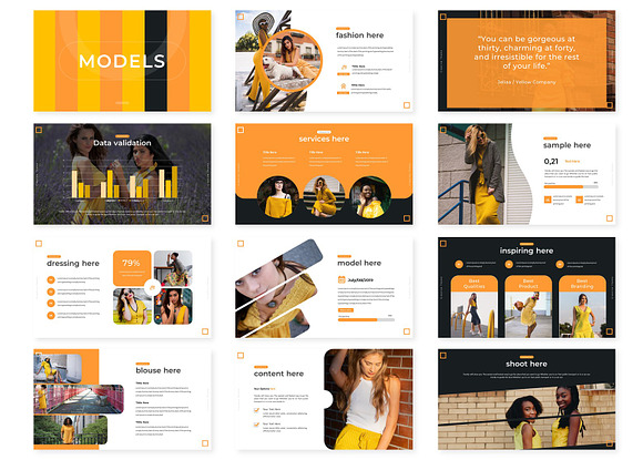 Models - Powerpoint Template in PowerPoint Templates - product preview 1