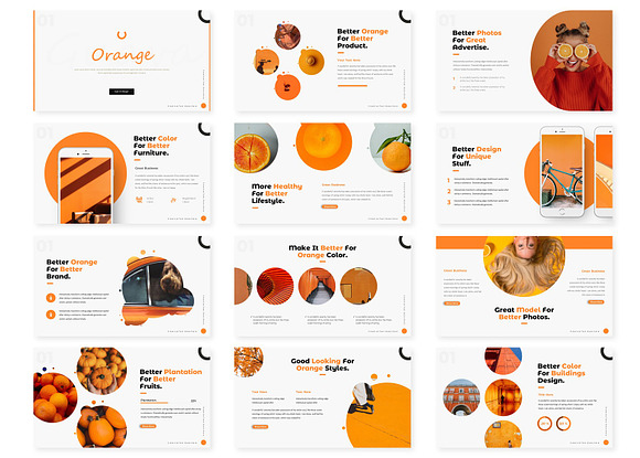 Orange - Powerpoint Template in PowerPoint Templates - product preview 1