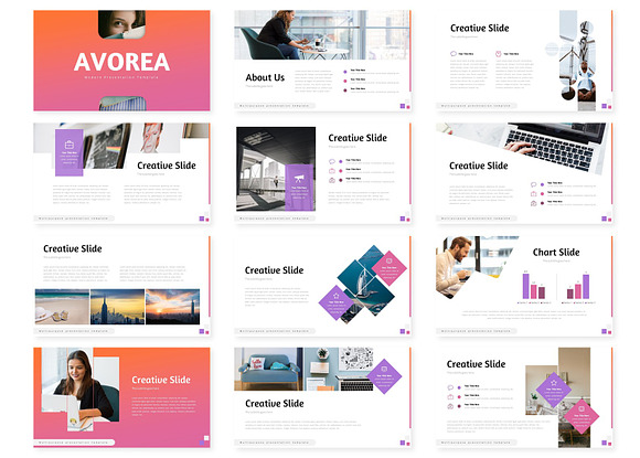 Avorea - Powerpoint Template in PowerPoint Templates - product preview 1