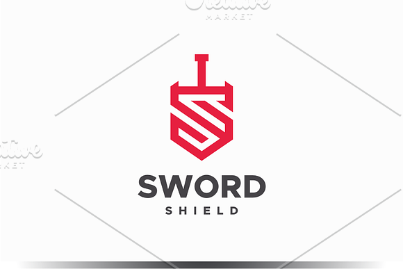 Sword Shield - S Logo in Logo Templates - product preview 1